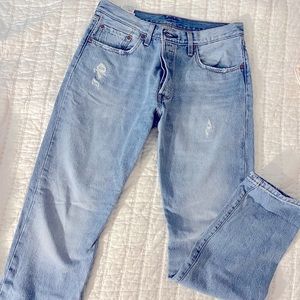 501 straight leg jeans